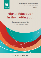 Cover for Higher Education in the melting pot: Emerging discourses of the 4IR and Decolonisation
